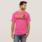 Devil's Tower Retro Stripes T-shirt (Voorkant volledig)