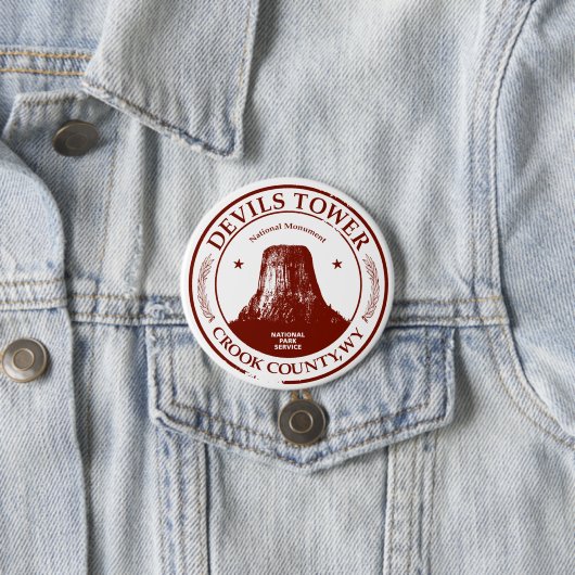 Devils Tower Ronde Button 7,6 Cm (In situ)
