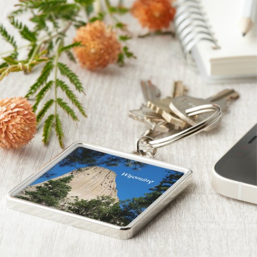 Devils Tower Sleutelhanger (Zijkant)