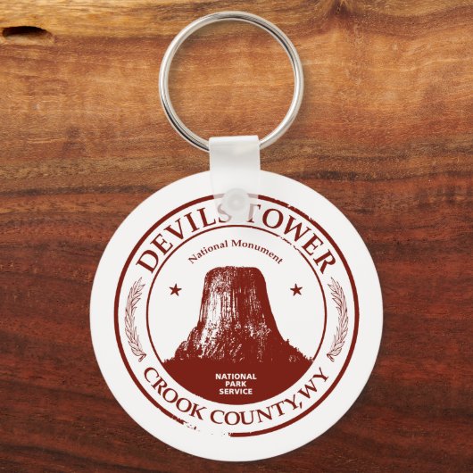 Devils Tower Sleutelhanger (Voorkant)