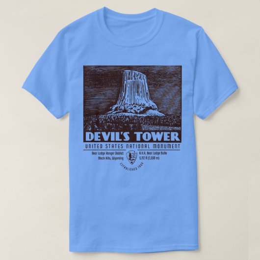 Devils Tower T-shirt (Design voorkant)