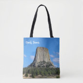Devils tower tote bag (Voorkant)
