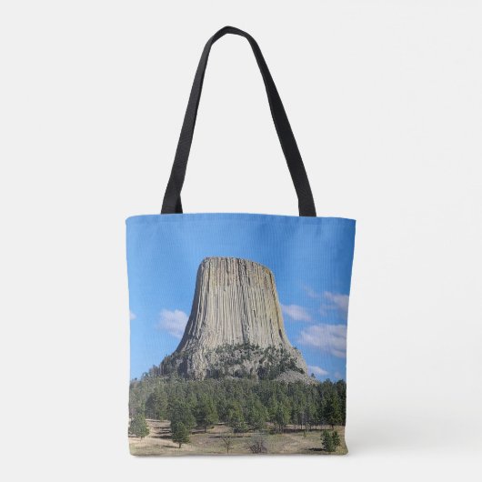 Devils tower tote bag (Achterkant)