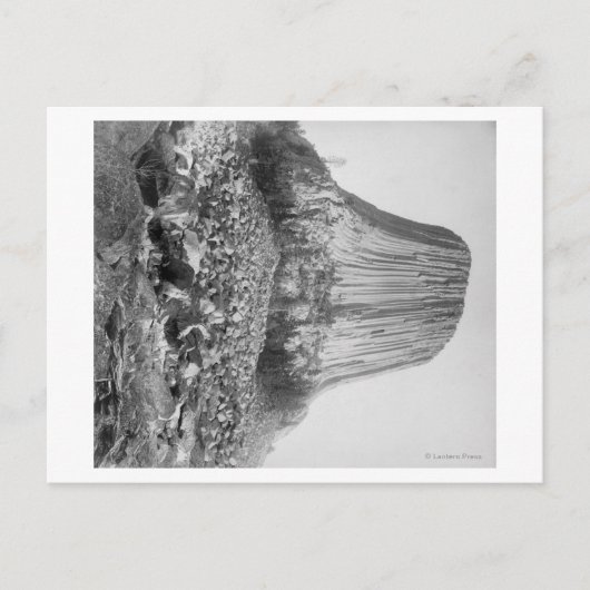 Devil's Tower van het Westen met Fallen Briefkaart (Voorkant)