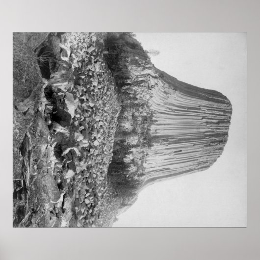 Devil's Tower van het Westen met Fallen Poster (Voorkant)