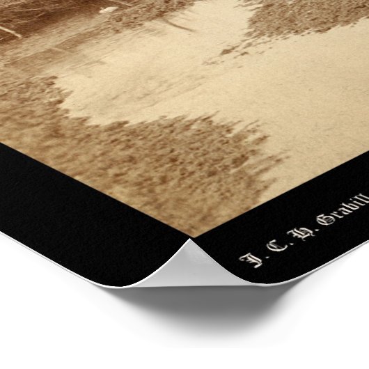 Devil's Tower WY 1890 Poster (Hoek)