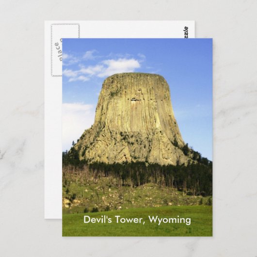 Devil's Tower, Wyoming Briefkaart (Voorkant / Achterkant)