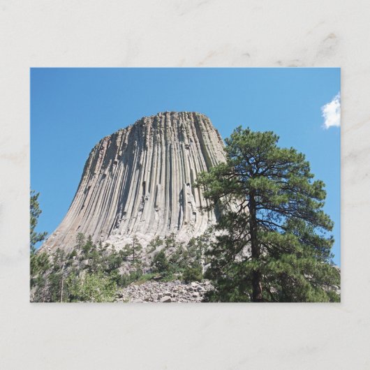 Devils Tower Wyoming Briefkaart (Voorkant)