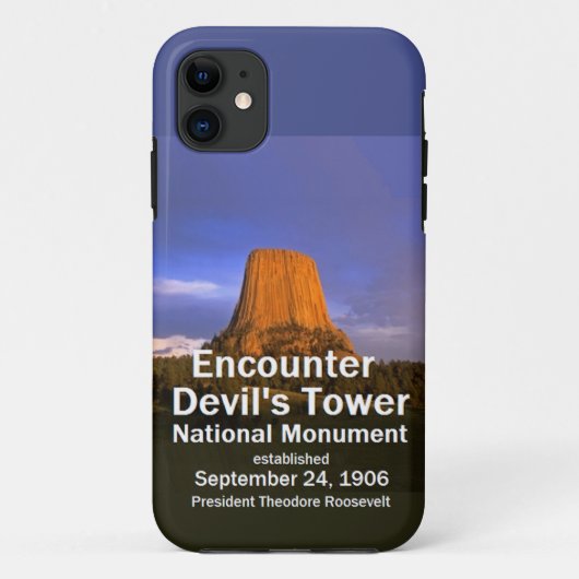Devil's Tower WYOMING Case-Mate iPhone Case (Achterkant)