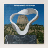 Devil's Tower Wyoming. Jigzaag Puzzle Legpuzzel (Verticaal)
