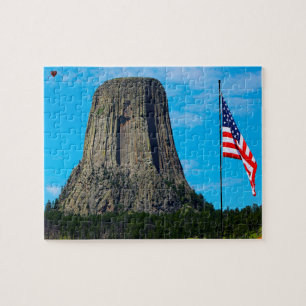 Devil's Tower Wyoming Jigzaag Puzzle Legpuzzel