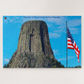 Devil's Tower Wyoming Jigzaag Puzzle Legpuzzel (Horizontaal)