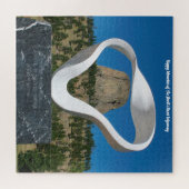 Devil's Tower Wyoming. Jigzaag Puzzle Legpuzzel (Horizontaal)
