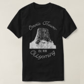 Devils Tower Wyoming National Monument Retro Vinta T-shirt (Design voorkant)