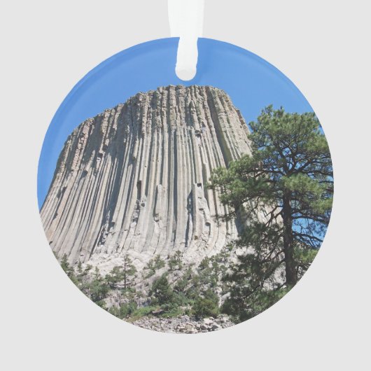 Devils Tower Wyoming Ornament (achterkant)