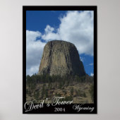 Devil's Tower, Wyoming Poster (Voorkant)