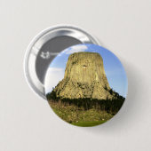 Devil's Tower, Wyoming Ronde Button 5,7 Cm (Voorkant /achterkant)