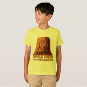 DEVILS TOWER WYOMING T-SHIRT (Voorkant volledig)