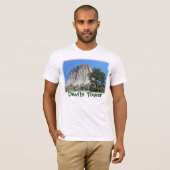 Devils Tower, Wyoming T-shirt (Voorkant volledig)