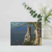 Devin Castle Slovakia Travel Maiden Tower Foto Briefkaart (Staand voorkant)