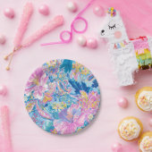 Devina Lily - Anemone Collette Party Plates Papieren Bordje (Feest)