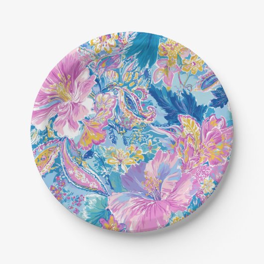 Devina Lily - Anemone Collette Party Plates Papieren Bordje (Voorkant)