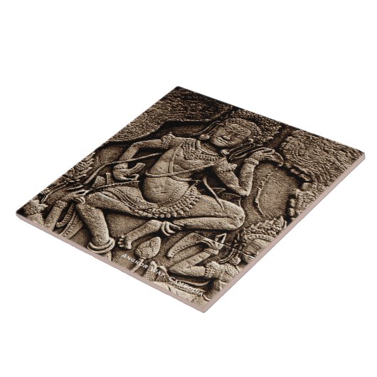 Devine Angkor Wat, Cambodia Ceramic Tegel Tegeltje (Zijkant)