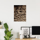 Devine Angkor Wat Poster (Thuiskantoor)