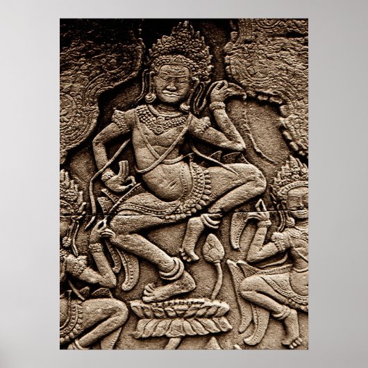 Devine Angkor Wat Poster (Voorkant)