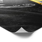 Devine Egyptian Gold Yin Yang Symbol Poster (Hoek)