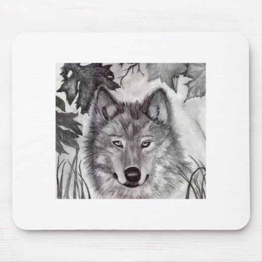 Devin's Wolf Muismat (Voorkant)