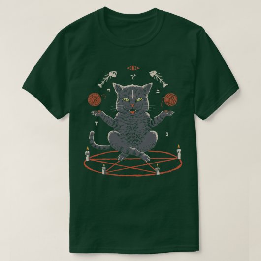 Devious Cat T-shirt (Design voorkant)