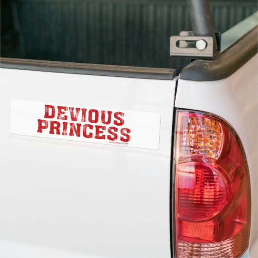 Devious Princess Bumpersticker (Op Truck)