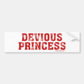 Devious Princess Bumpersticker (Voorkant)