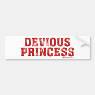Devious Princess Bumpersticker