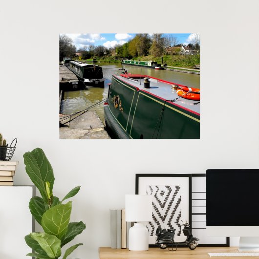 Devizes Canal Poster (Thuiskantoor)