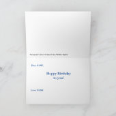 Devizes Wiltshire Engeland Verjaardagskaart Kaart (Binnen)