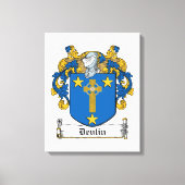 Devlin Family Crest Canvas Afdruk (Voorkant)