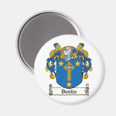 Devlin Family Crest Magneet (Voorkant / Achterkant)