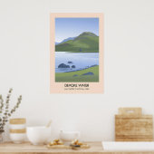 Devoke Water Lake District Travel Poster (Keuken)
