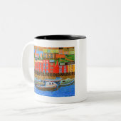 Devon5 Tweekleurige Koffiemok (Voorkant links)