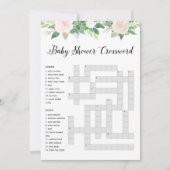 DEVON Baby shower Crossword Game Kaart (Voorkant)
