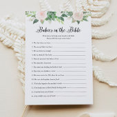 DEVON baby's in het Bijbel Baby shower spel Kaart