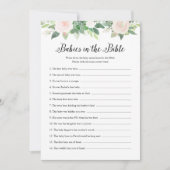 DEVON baby's in het Bijbel Baby shower spel Kaart (Voorkant)