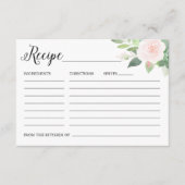 DEVON Blush Bloemengroen Recept Informatiekaartje (Voorkant)