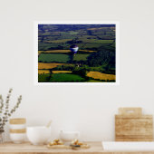 Devon Countryside Hot Air ballon Part 2 Poster (Keuken)