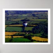 Devon Countryside Hot Air ballon Part 2 Poster (Voorkant)