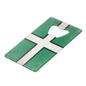 Devon Creditkaart Flessenopener (Voorkant Gekanteld)