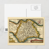 Devon (Devonshire) County Engeland Antiquarische k Briefkaart (Voorkant / Achterkant)