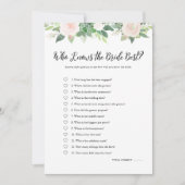 DEVON die weet de bruid beste bruids spel Kaart (Voorkant)